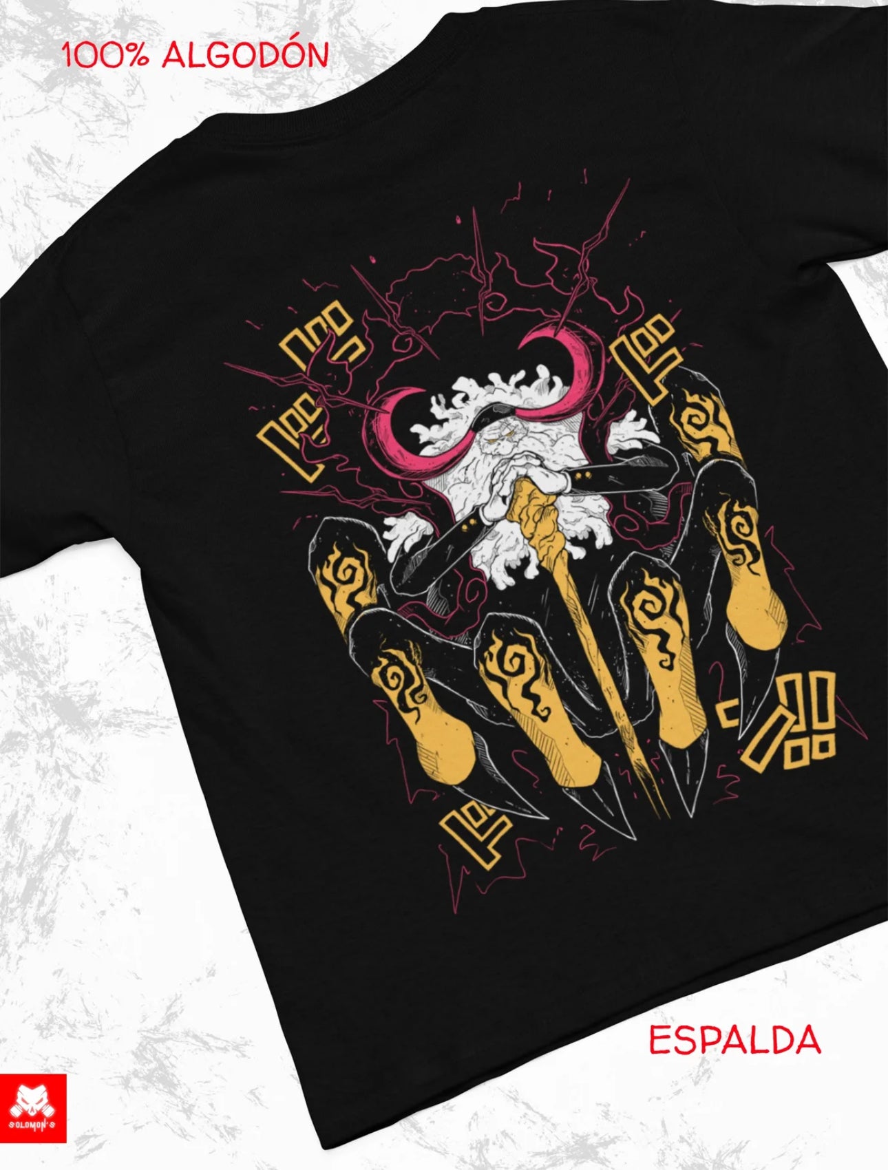 Playera Solomon's ONE PIECE GOROSEI SATURN | 100% Algodón | Tacto Suave | Anime Streetwear