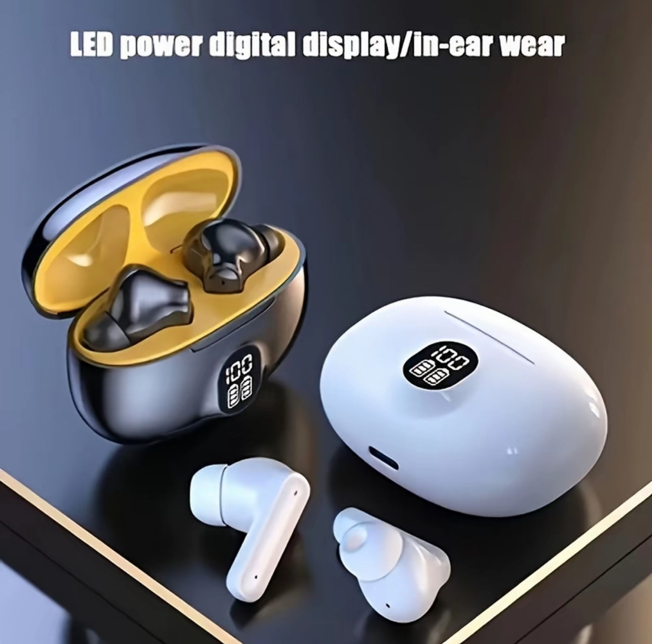 VICLOOK S10 Auriculares Bluetooth Auriculares inalámbricos TWS Liamadas en alta definición, tecnología de cancelación de ruido Sonido HiFi con graves potentes