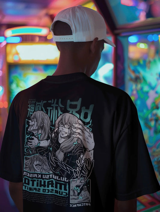 Playera Solomon's MAHITO JUJUTSU KAISEN | 100% Algodón | Tacto Suave | Anime Streetwear