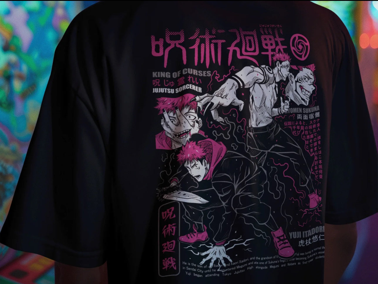 Playera Solomon's ITADORI JUJUTSU KAISEN | 100% Algodón | Tacto Suave | Anime Streetwear