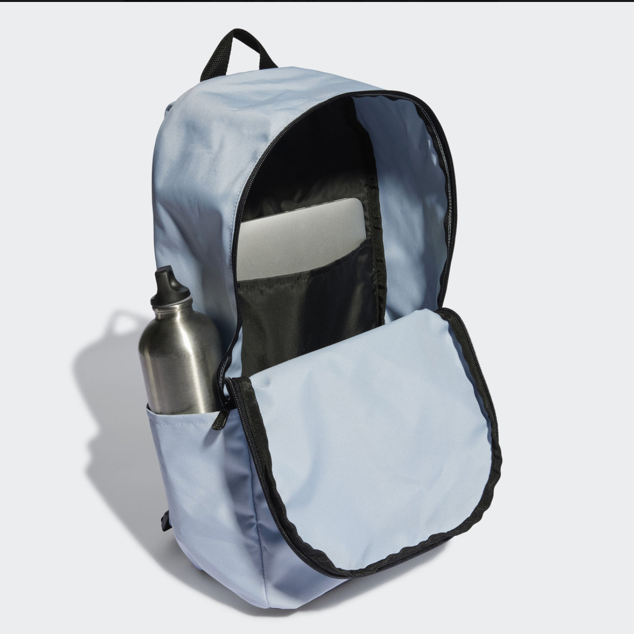 Mochila Classic Foundation Ik5768 adidas Color Wonder Blue/White Diseño de la tela Liso