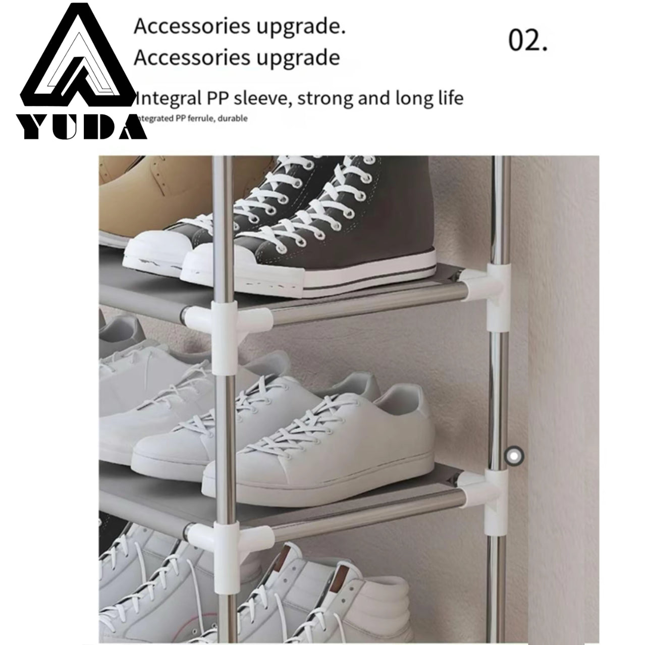 Zapatero de 9 capas, estante de almacenamiento a prueba de polvo: puede contener hasta 27 pares de zapatos, resistente y duradero, ahorra espacio, mantiene su guardarropa ordenado, soporte duradero, paño a prueba de polvo para evitar el polvo