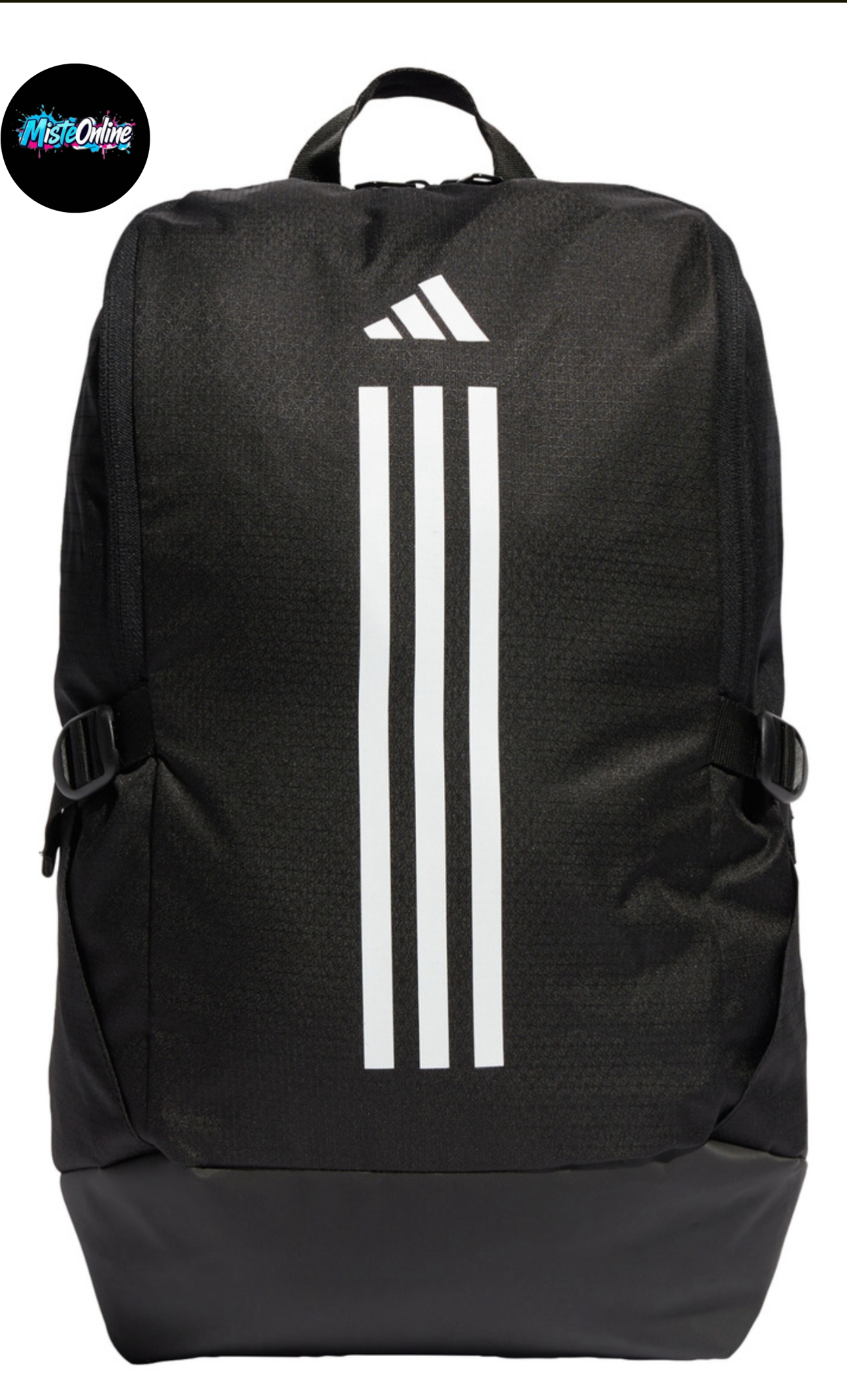 Mochila unisex de entrenamiento de Adidas, color negro y blanco 23 L