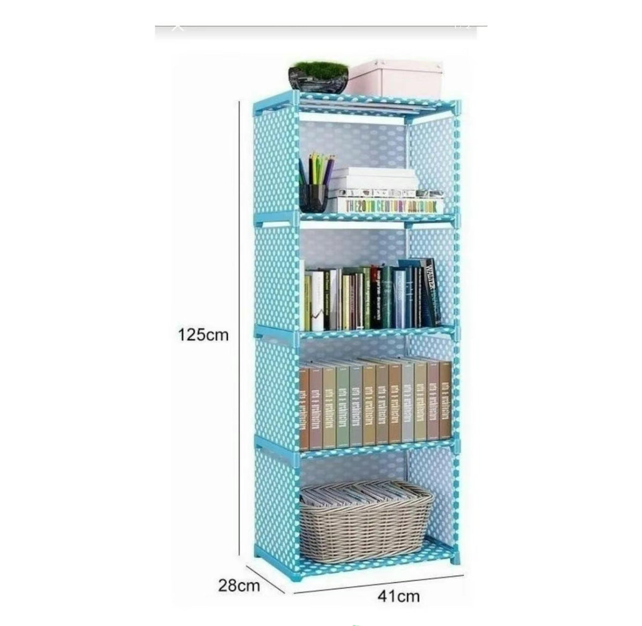 Librero Y Mueble Organizador Estante Para Libros
4 Cubos