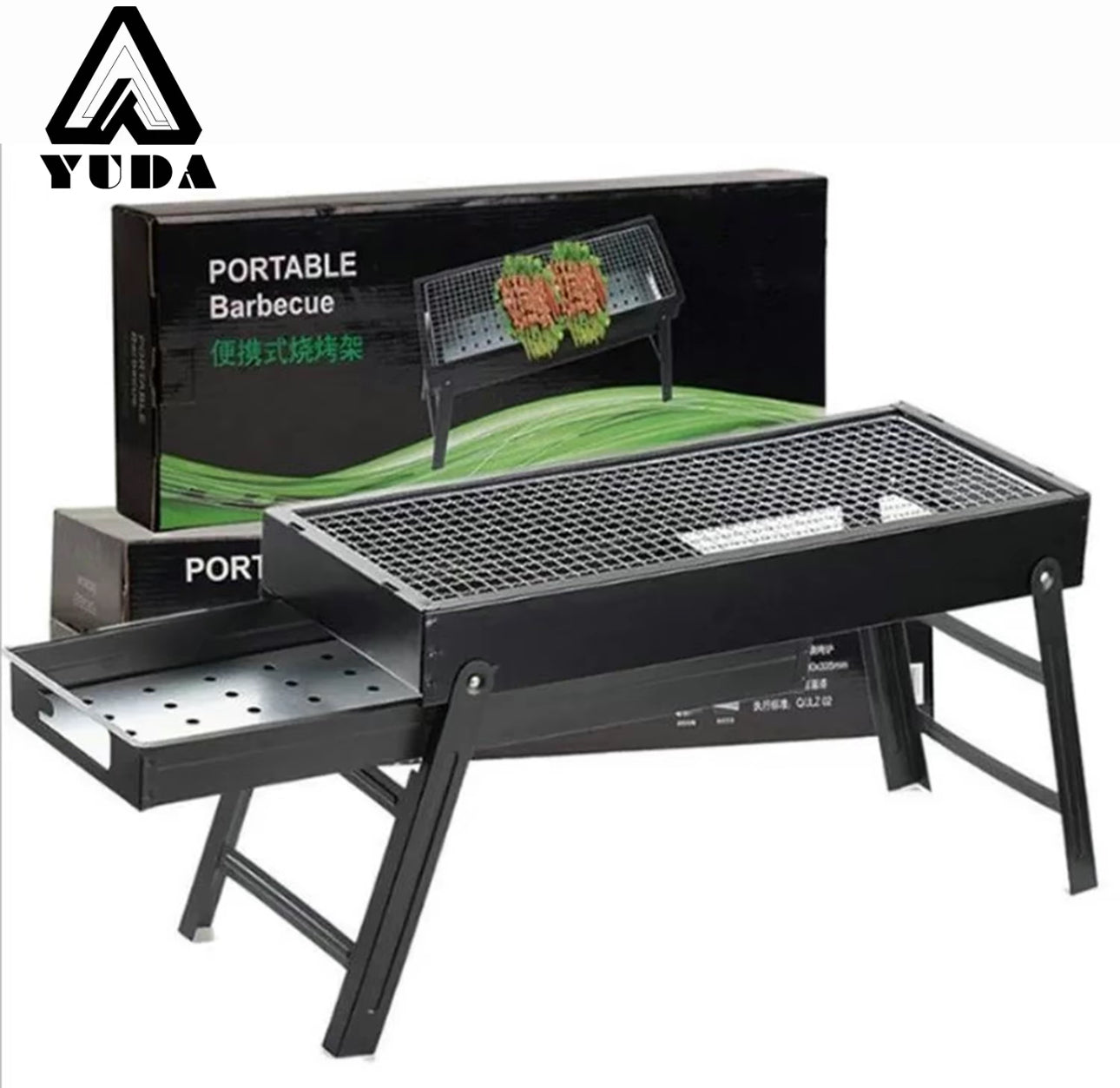Parrilla De Carbón Portátil Plegable
Acero Inoxidable