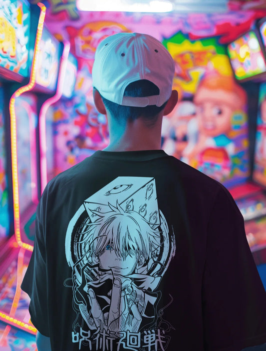 Playera Solomon's GOJO SATORU JJK | 100%
Algodón | Tacto Suave | Anime Streetwear