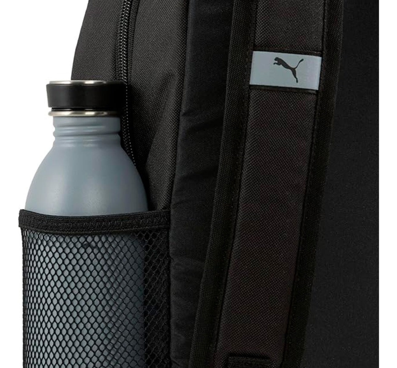 Mochila Negra Puma Unisex Phase Backpack + Estuche