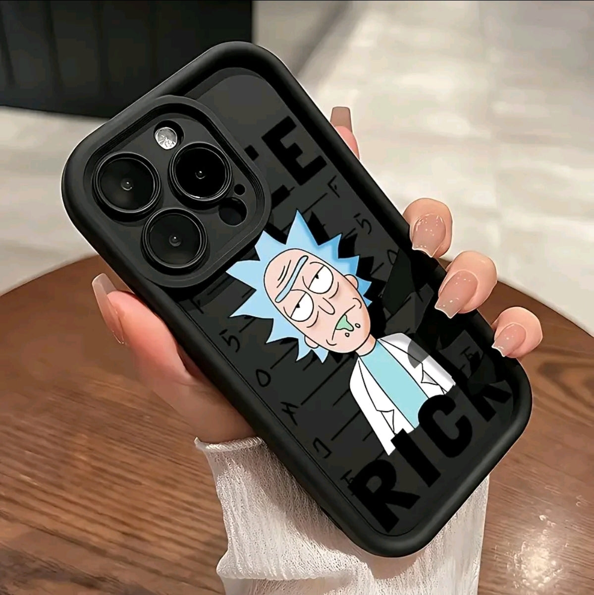 Estuche de Teléfono Popular de Rick y Morty Cientifico para iPhone 16, 15, 14, 13, 12, 1 Pro Max MiniXR XS X 7 8 Plus - Cubierta Trasera Suave Antigolpes TPU