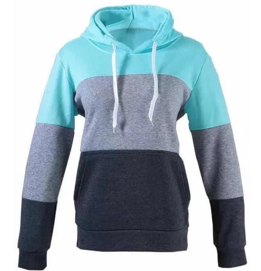 Sudadera Hoodie Mujer Casual Cómoda Afelpada 3franj 202301 G