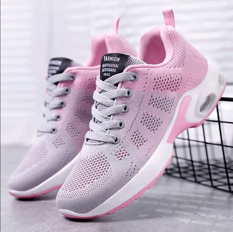 2025 Zapatos deportivos casuales con cordones para mujer versátiles y de moda, de suela gruesa y antideslizantes, transpirables y cómodos, zapatos casuales para mujer versátiles y multifuncionales,