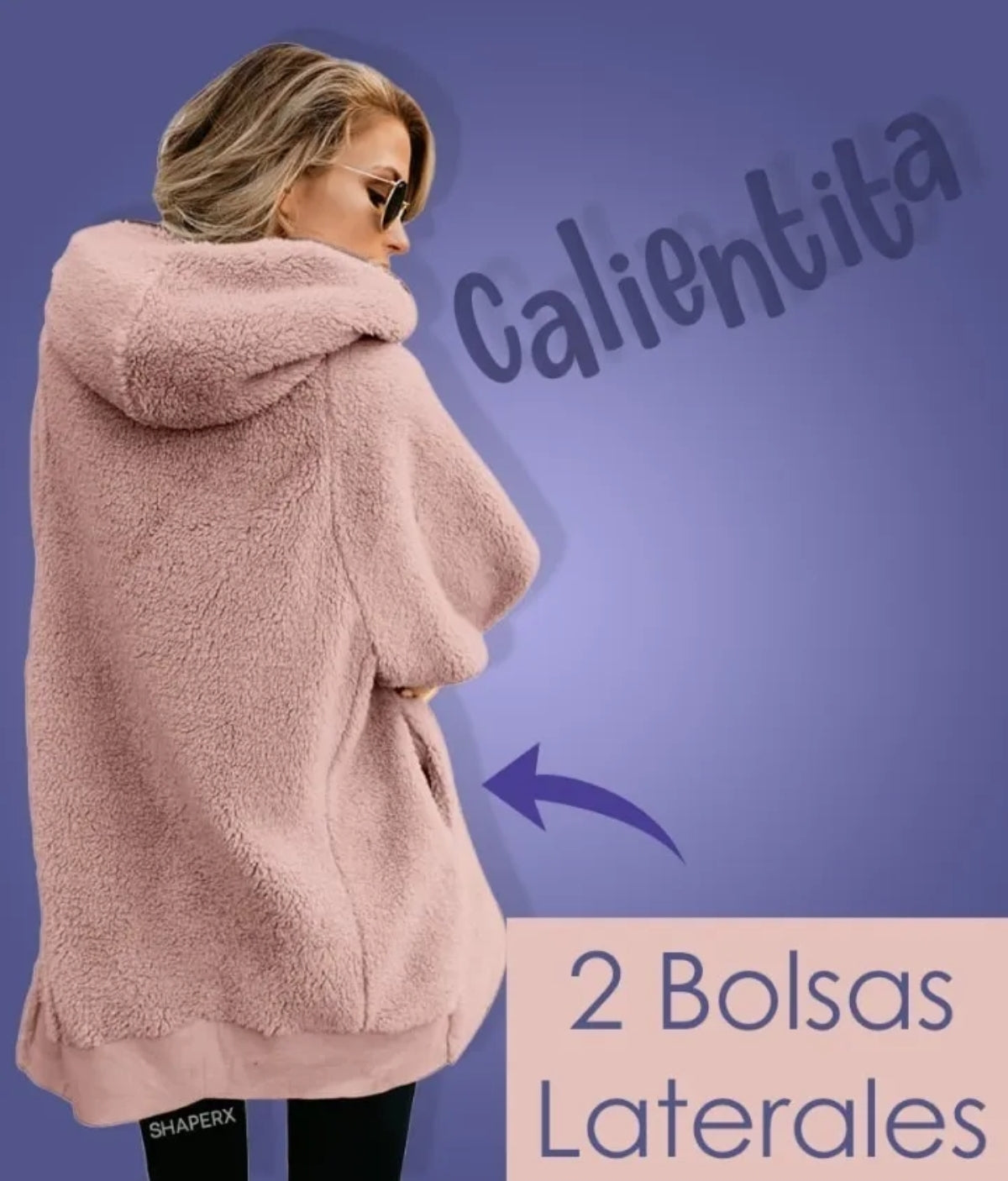 Chamarra Sudadera Lar ga Casual Afelpada Con Capucha 202308 G