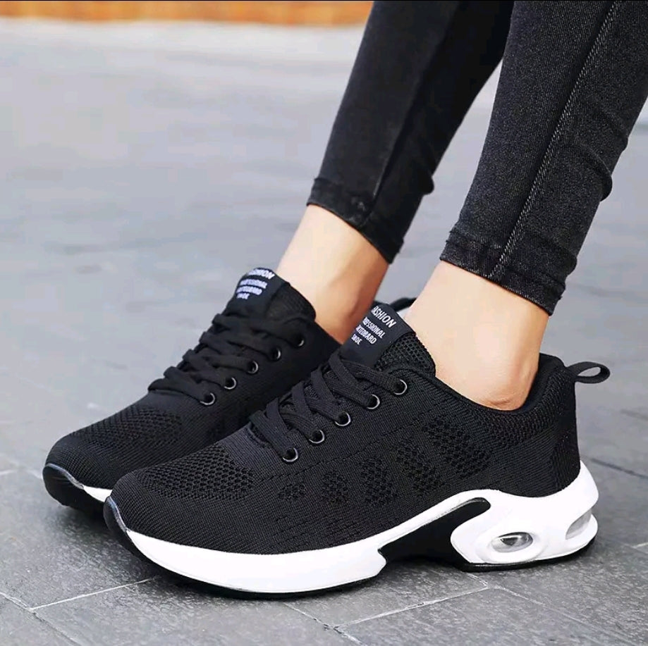 2025 Zapatos deportivos casuales con cordones para mujer versátiles y de moda, de suela gruesa y antideslizantes, transpirables y cómodos, zapatos casuales para mujer versátiles y multifuncionales,
