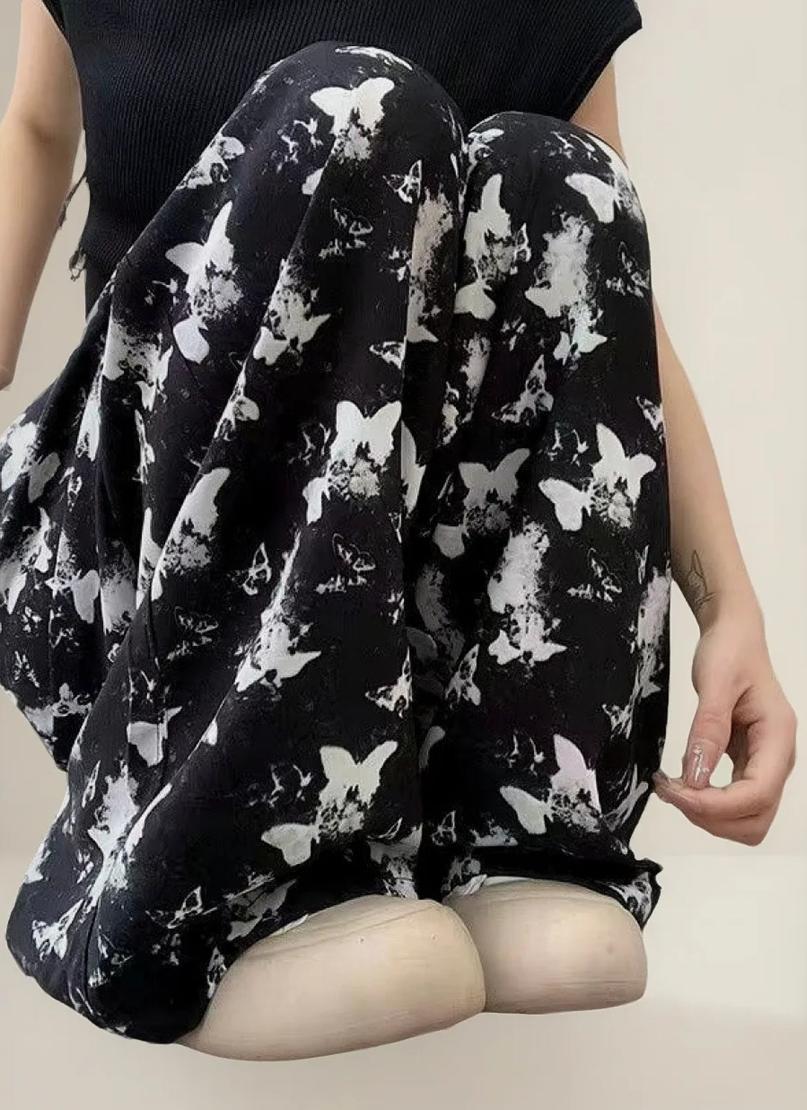 (🌍 PRODUCTO INTERNACIONAL) Pantalones Casuales, Pantalones De Chándal Drapeados, Fácile