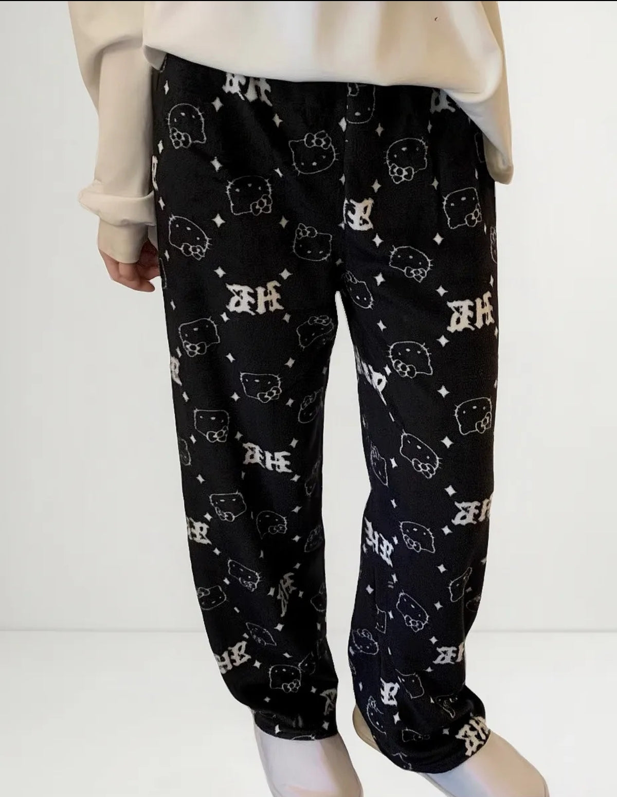 (🌍 PRODUCTO INTERNACIONAL) Pantalones De Franela Para Mujer Con Diseñio Calido Y Acogedc