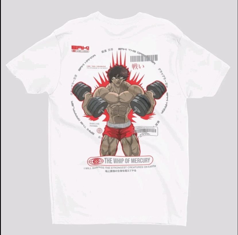 Plavera Unisex Oversize Anime Baki Hanma Gym