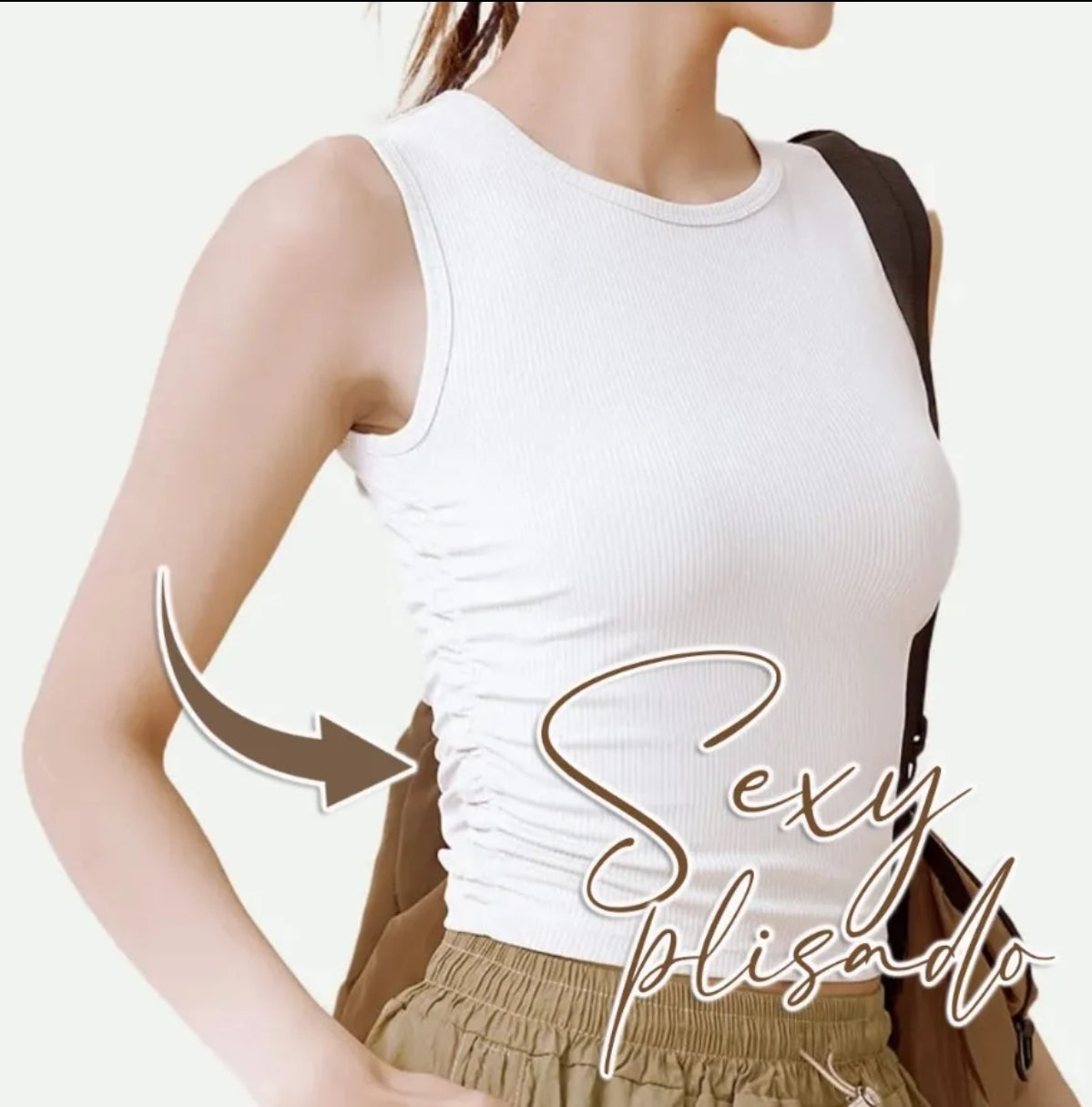 Playera Crop Top Deportivo Casual Blusa Sexy Vanquish W96am7