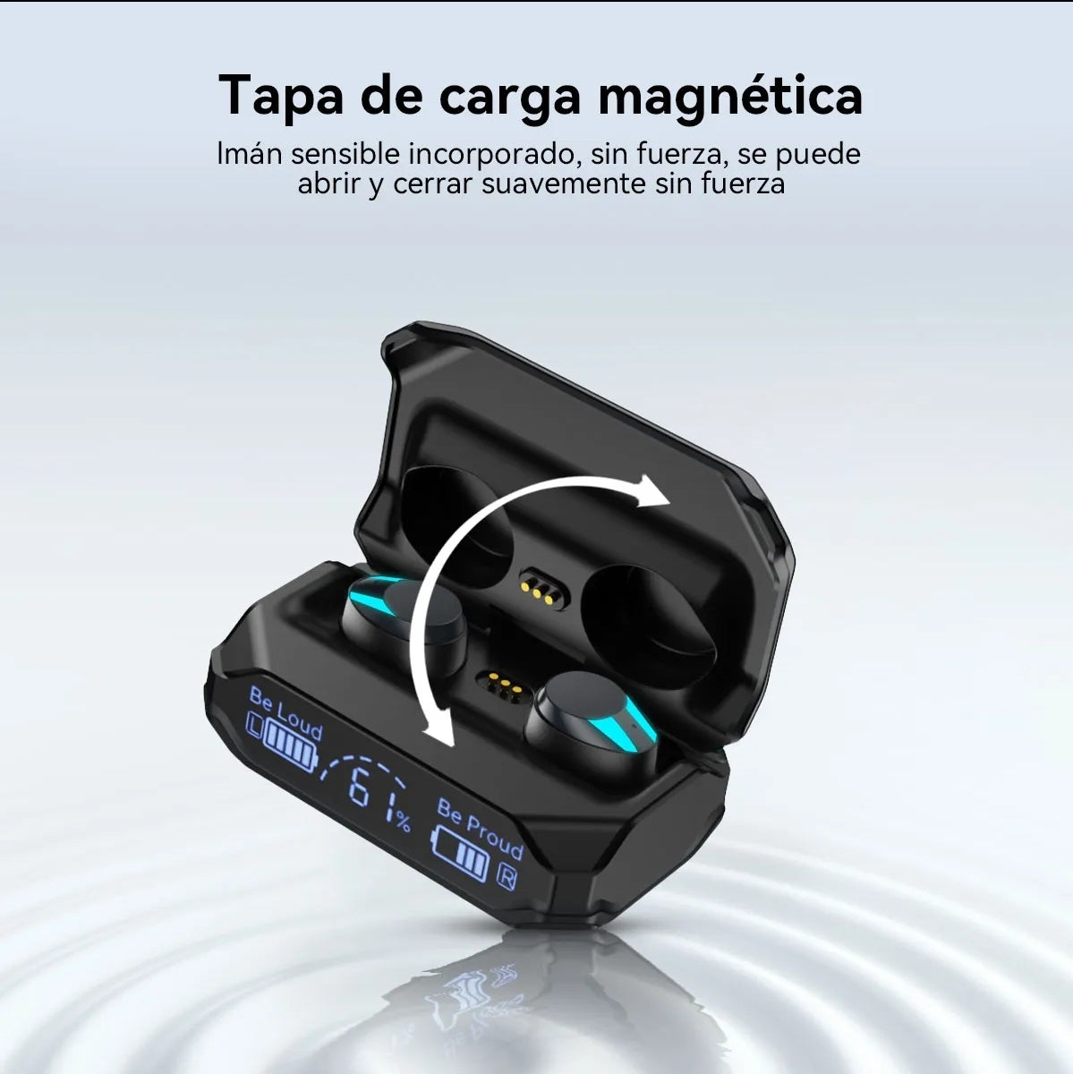 Audífonos In-ear Bluetooth Keluona Auriculares Inalámbricos Color M41 GRIS