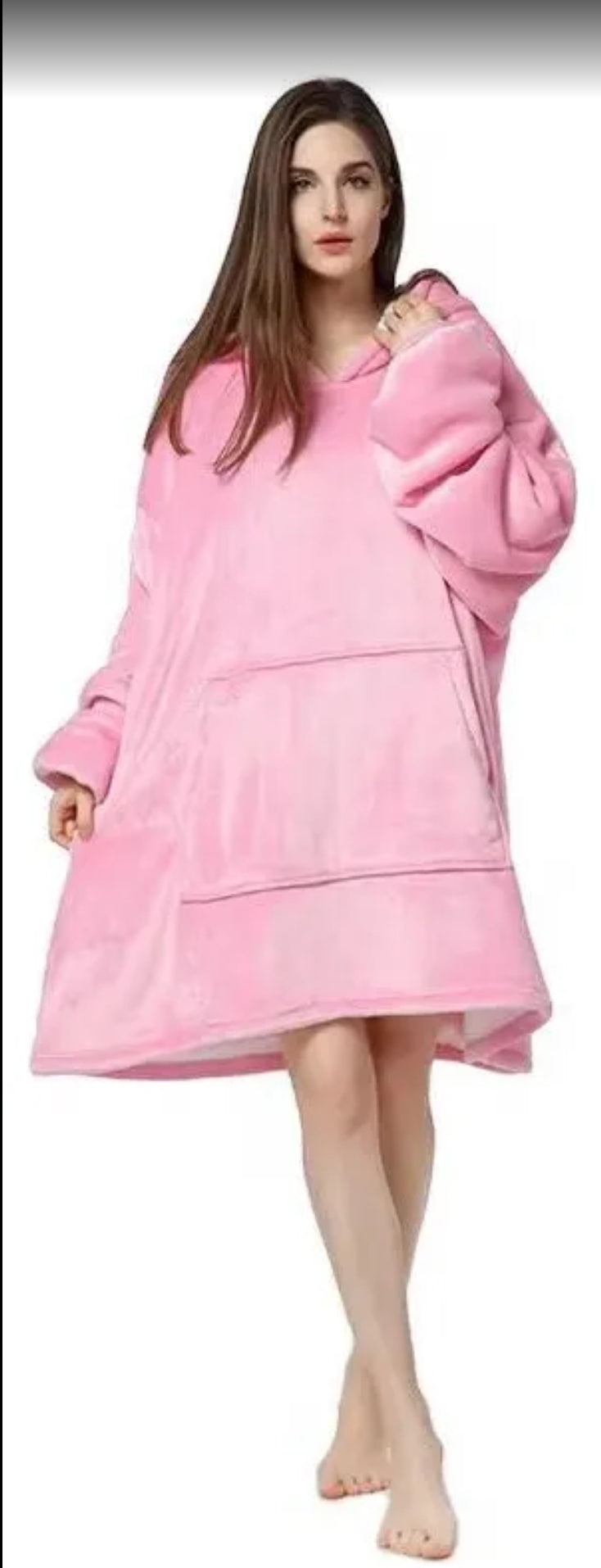 Sudadera Cobija Hoodie Con Capucha Afelpada Calientita Suave