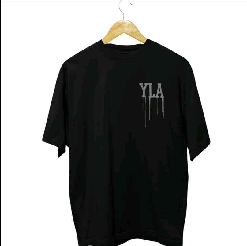 Playera Unisex Oversize Gym Youngla Letras Derretidas By LL