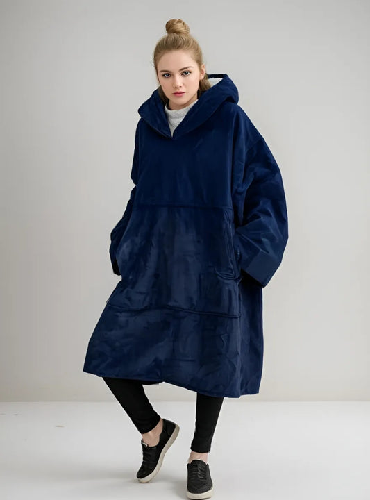 Sudadera Cobija Hoodie Con Capucha Afelpada Calientita Suave