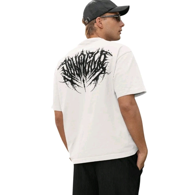 Playera Unisex Oversize Gym Youngla Letras Raras By LL