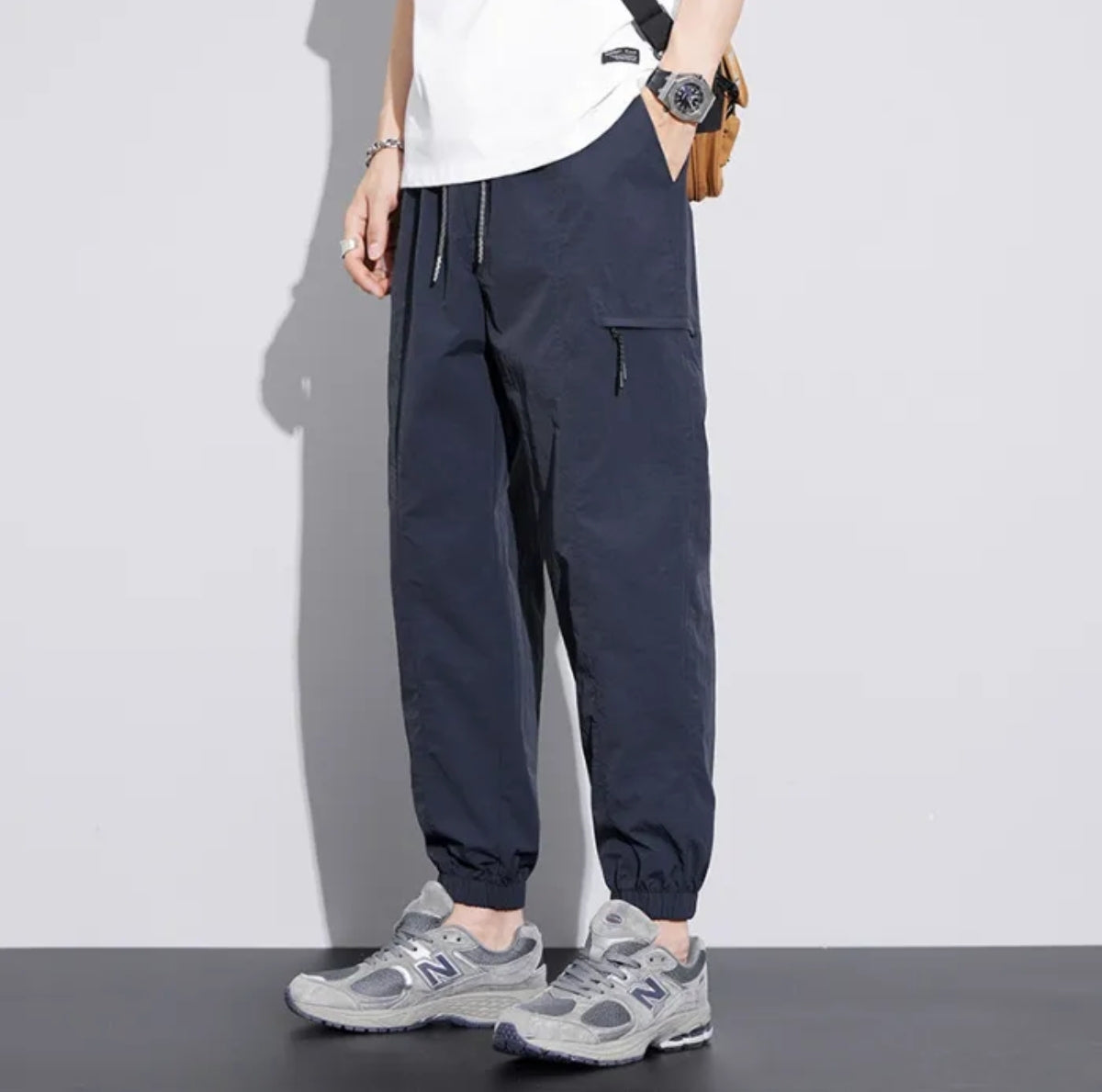 INTERNACIONAL. Pantalones De Verano Casuales De Pierna Recta Para Hombre, L