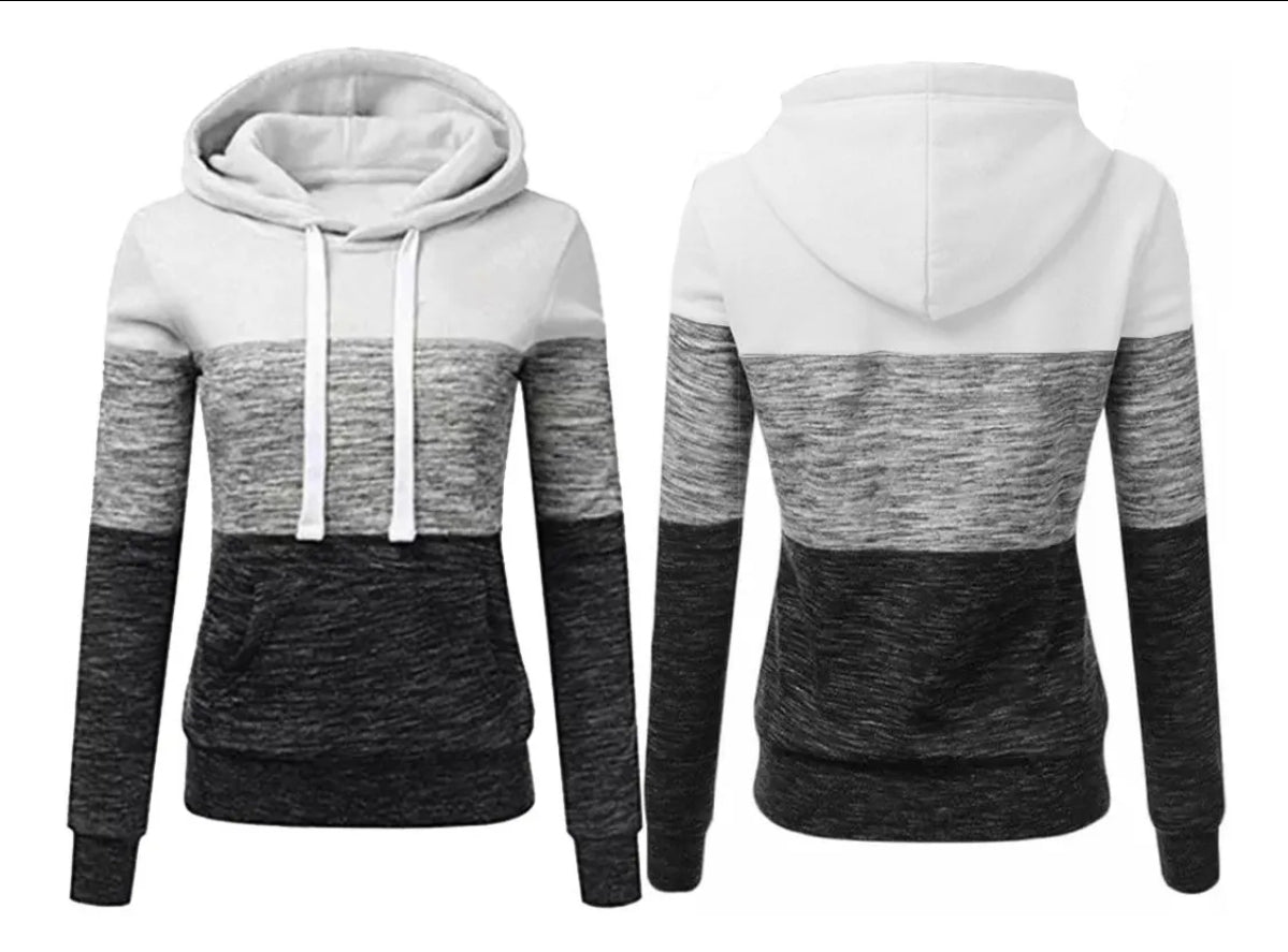 Sudadera Hoodie Mujer Casual Cómoda Afelpada 3franj 202301 G