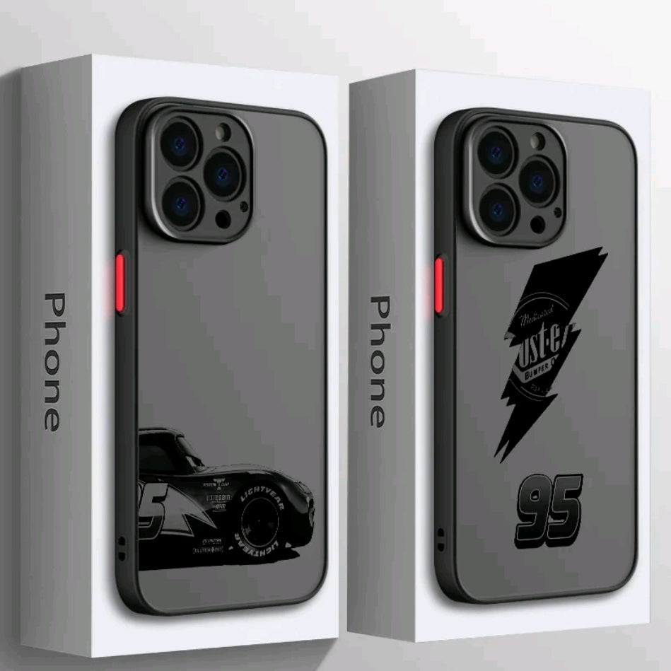 Funda de Teléfono con Logo de Coches para iphone 16 15 14 13 12 11 Mini Pro Max X XR XSMax 7 8 PIus, Cubierta Trasera Transpaente Mate, Protección a Prueba de Golpes