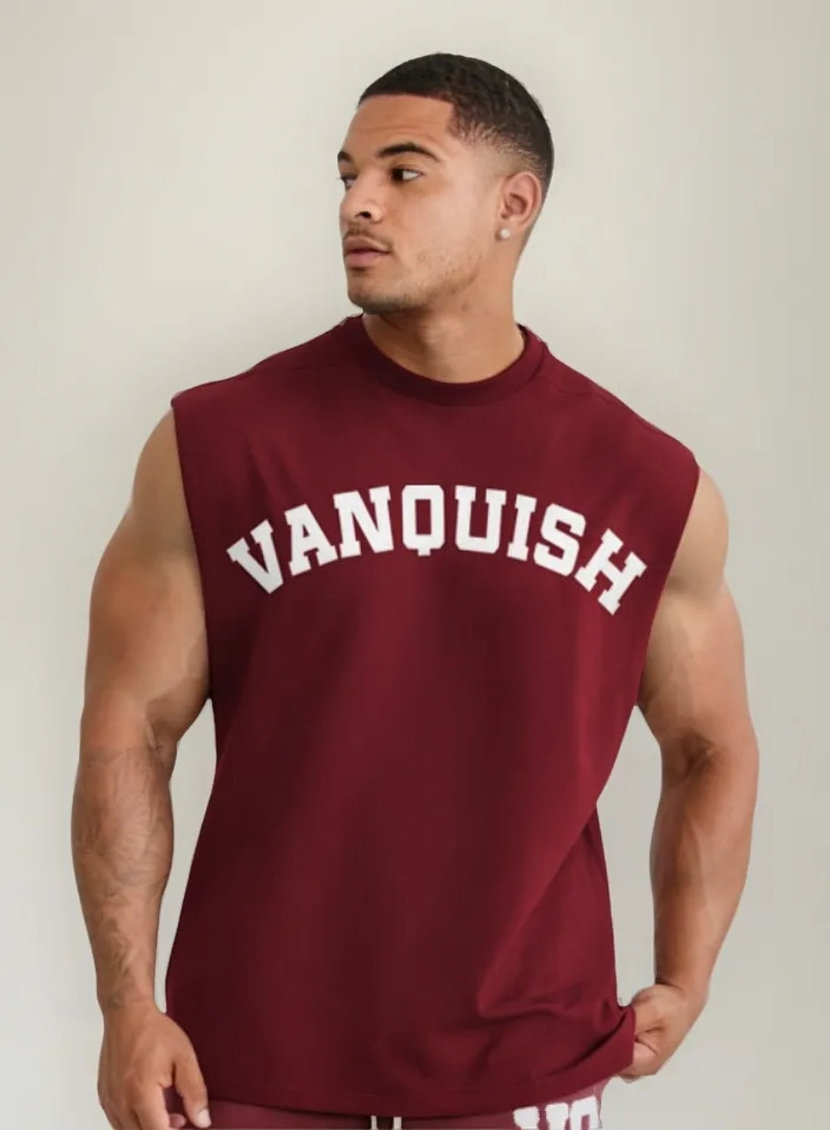 Playera Tank Top Oversized Corte Suelto Vanquish V Q 120 Am7
