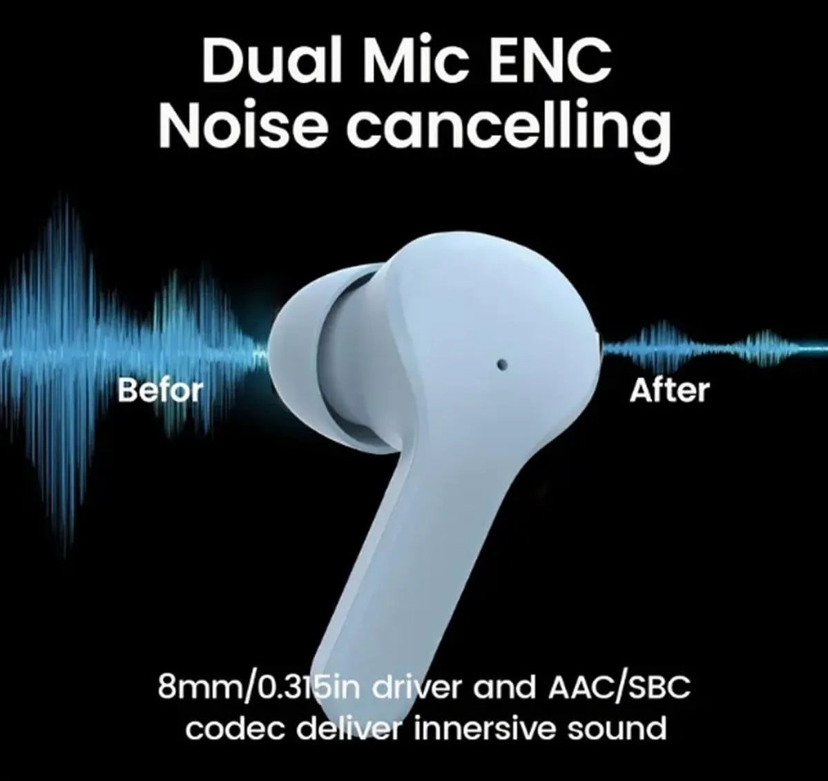 Audifonos lnalambricos Bluetooth Gamer Auriculares Azul