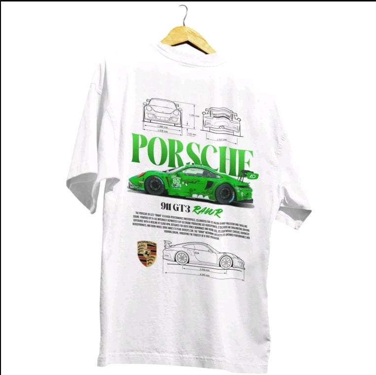 Plavyera Unisex Oversize Autos - Porsche GT3 By LL