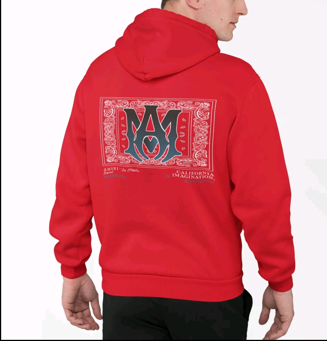 Sudadera Hoodie Casual Urbano Gym Amir i Marco Unisex Unitalla con Capucha