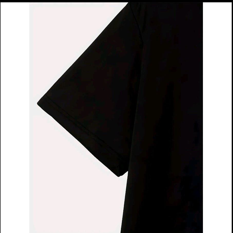 Camiseta De Cuello Redondo Con Estampado De labios paleta corazon Camiseta De Manga Corta Casual l Para Primavera Y Verano, Ropa De Mujet