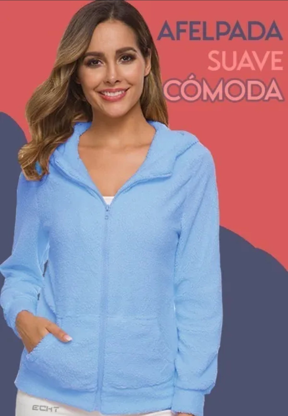 Sudadera Chamarra Casual Afelpada Rica Cómoda Borr 202307 G