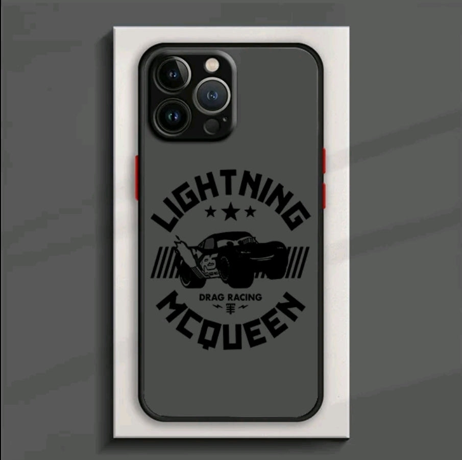 Funda de Teléfono con Logo de Coches para iphone 16 15 14 13 12 11 Mini Pro Max X XR XSMax 7 8 PIus, Cubierta Trasera Transpaente Mate, Protección a Prueba de Golpes