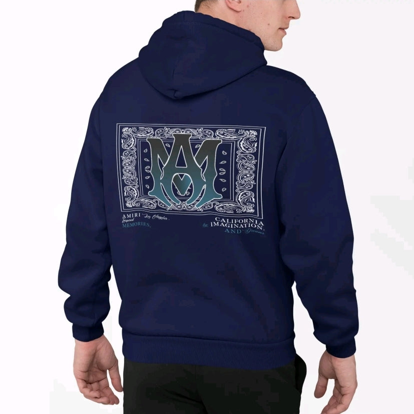Sudadera Hoodie Casual Urbano Gym Amir i Marco Unisex Unitalla con Capucha