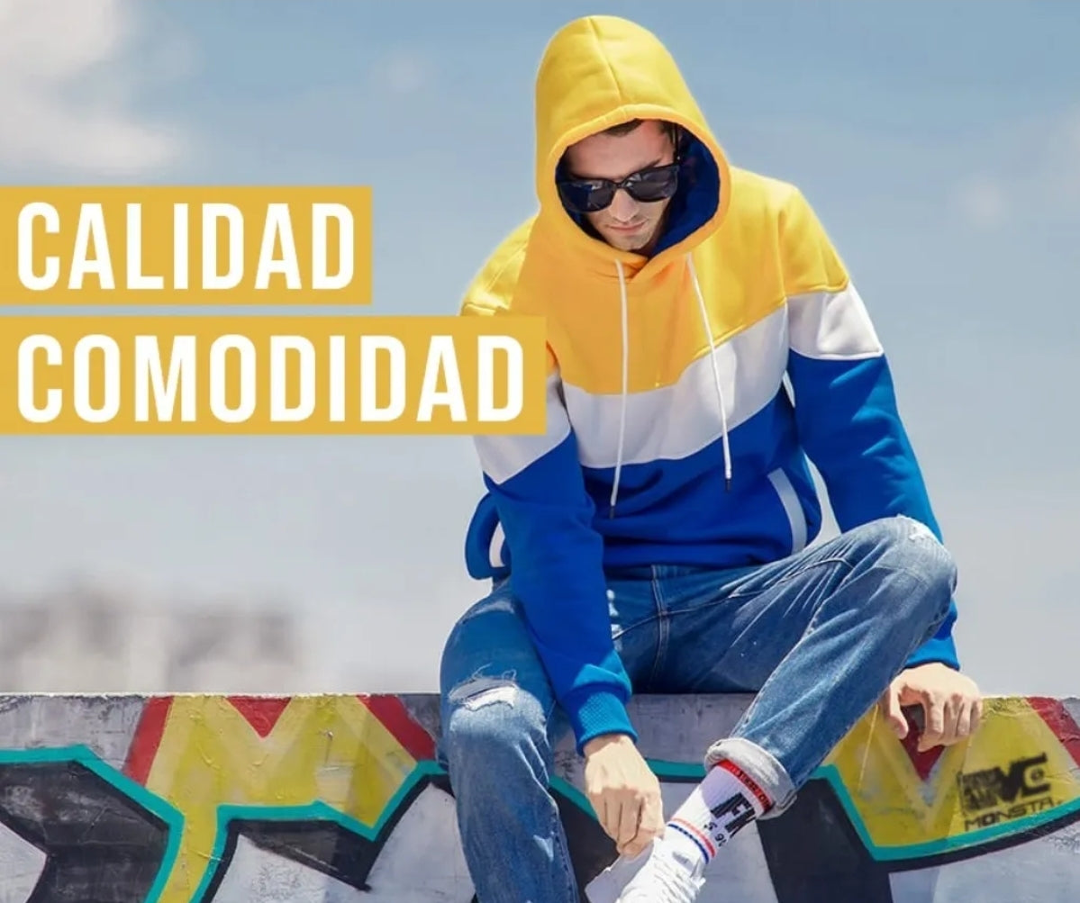 Sudadera Casual Moda Chamarra Hoddie Con Capucha MZ3 2108 G