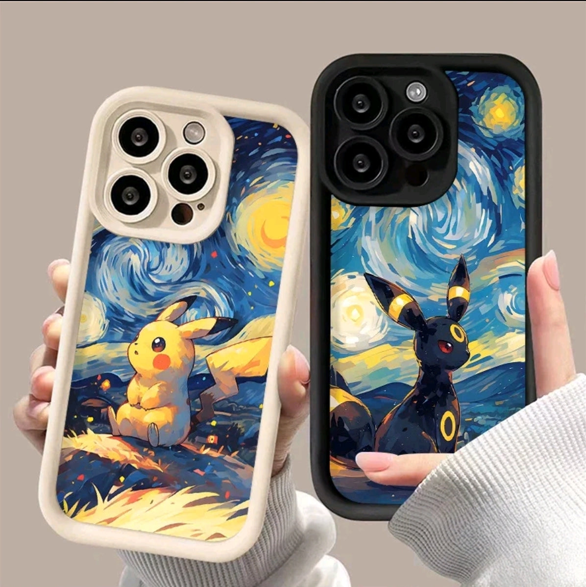 Funda de Pokémon con pintura al 6leo para iPhone, carcasa protectora de silicona suave a prueba de golpes para modelos iphone 16 14, 15 Pro Max, 13, 12,1X XS, XR, 7, 8 PIuS, SE 2020