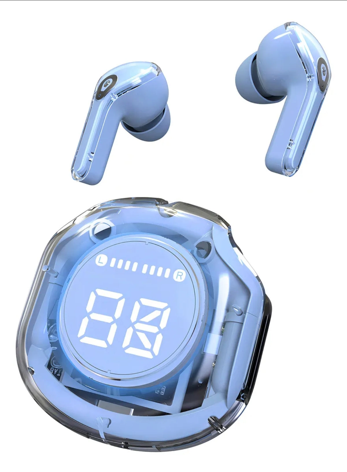 Audifionos Bluetooth 5.3 In-ear Con Pantalla Digital