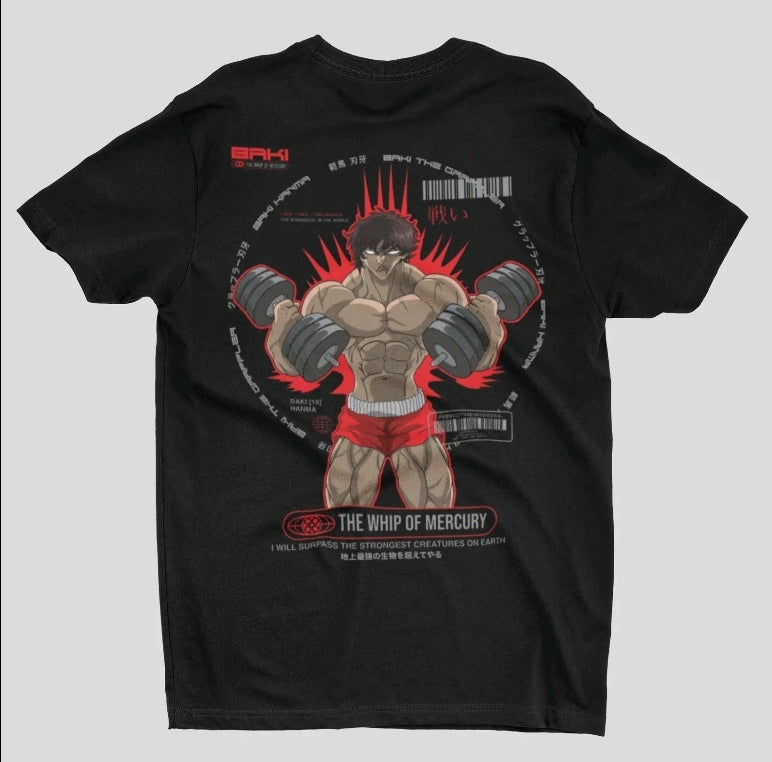 Plavera Unisex Oversize Anime Baki Hanma Gym