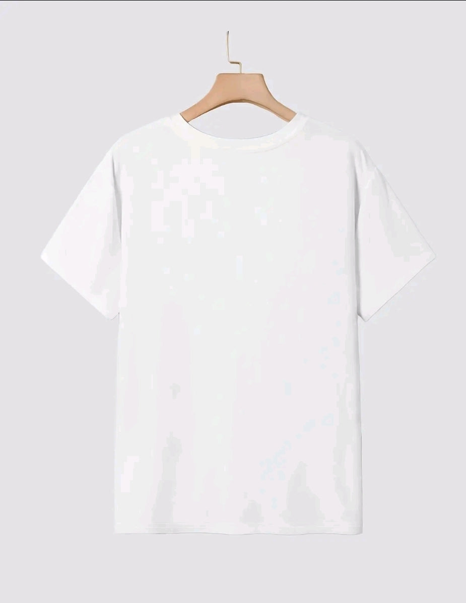 Camiseta Casual para Mujer con Estampado de moño negro grande - Mezcla de Poliéster Suave, Cuello Redondo, Manga Corta, Tejido de Punto Semi-Transparente, Lavable a Máquina, Camiseta para Uso Diaric ITop de Cuello Redondo | Material Semi-Transparente