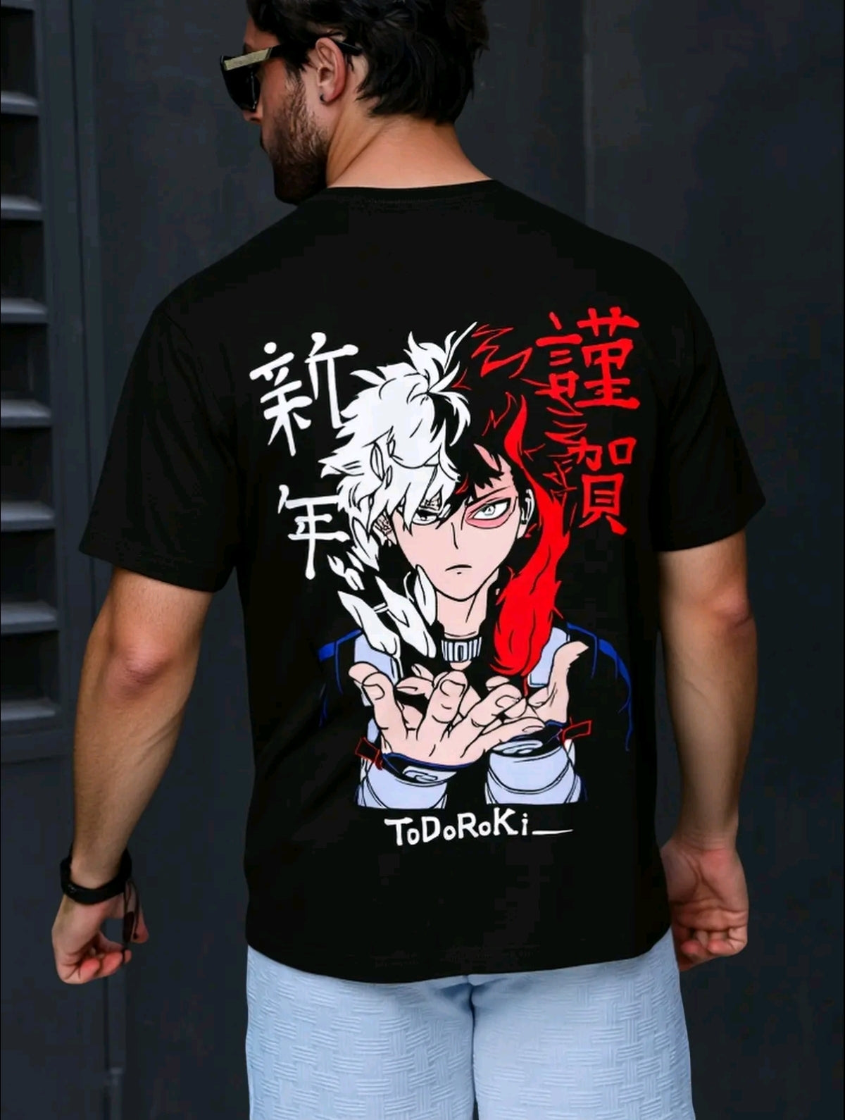 Plavera Camiseta Unisex Anime - Shoto Todoroki