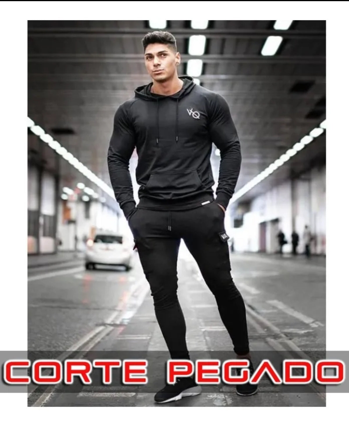 Pants Jogger Deportivo Slim 红> Vanquish VQ Cargo 2306 Am7