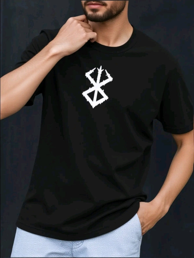 Playera Camiseta Unisex Anime - Berserk Blanco Texto