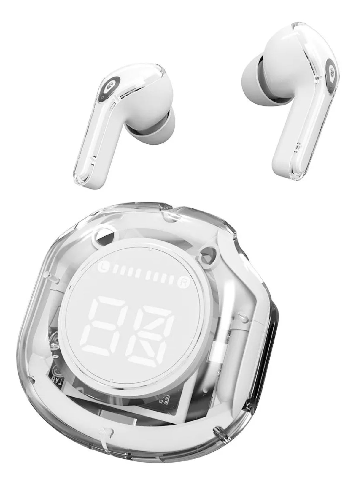 Audifionos Bluetooth 5.3 In-ear Con Pantalla Digital