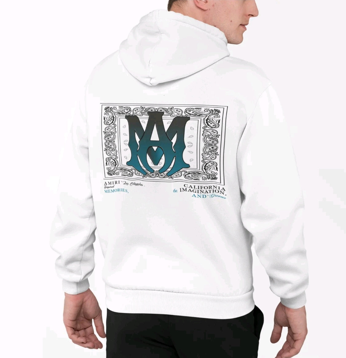 Sudadera Hoodie Casual Urbano Gym Amir i Marco Unisex Unitalla con Capucha