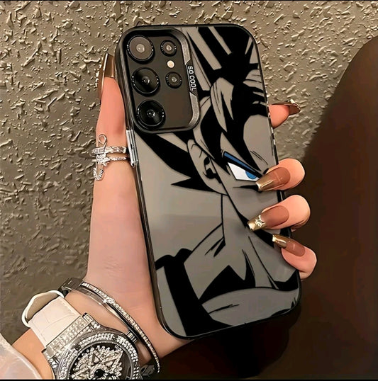 Fundas Populares de Anime Super Saivan para Teléfonos Móviles Samsung Galaxy S25 S24 S23 S22 S21 S20 FE UItra Plus 4G 5G. Cubierta Trasera Antideslizante v Resistente