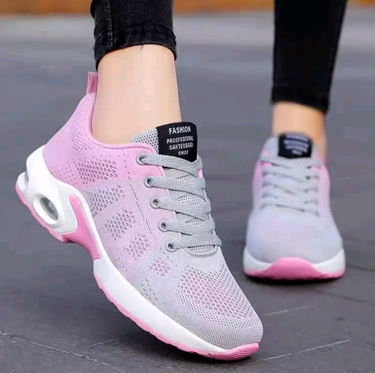 2025 Zapatos deportivos casuales con cordones para mujer versátiles y de moda, de suela gruesa y antideslizantes, transpirables y cómodos, zapatos casuales para mujer versátiles y multifuncionales,