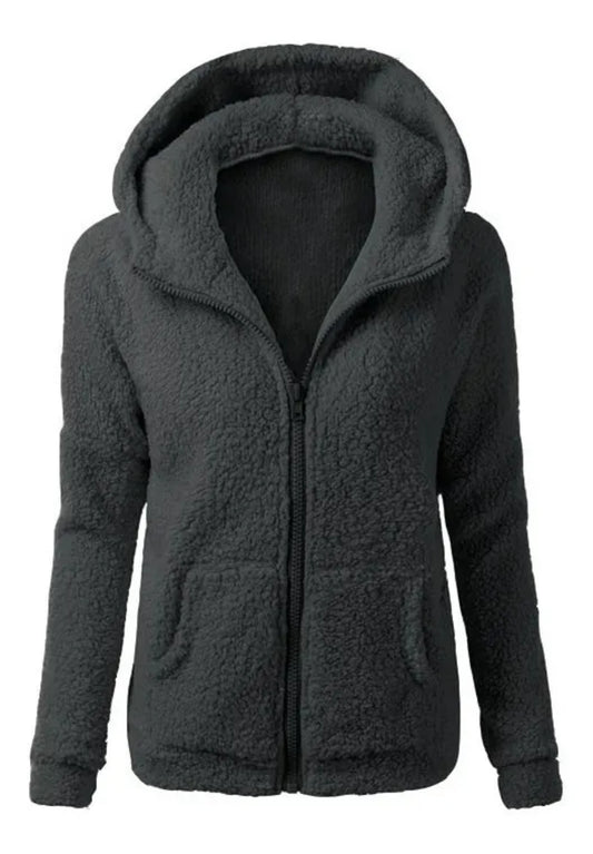 Sudadera Chamarra Casual Afelpada Rica Cómoda Borr 202307 G