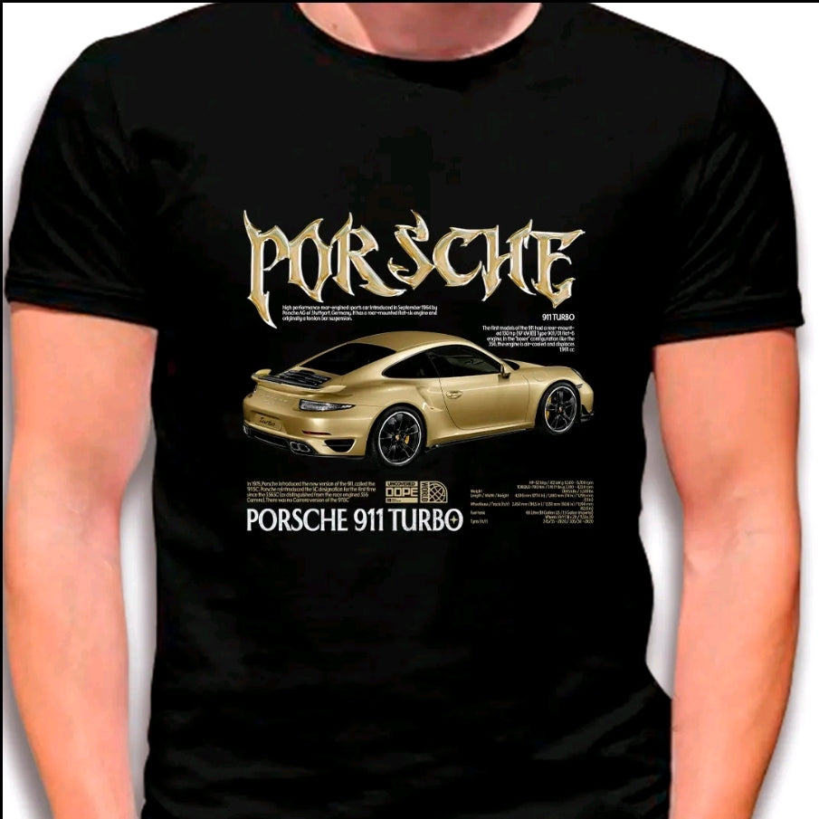 Camiseta con estampado de AUTOS-V4 Diseño relajado estilo street-casual-camiseta negra-100% Algodón